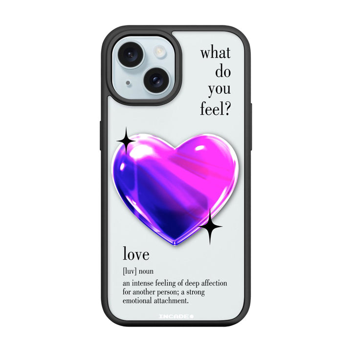 Чохол для iPhone 15 Plus 1 heart purple - INCADE
