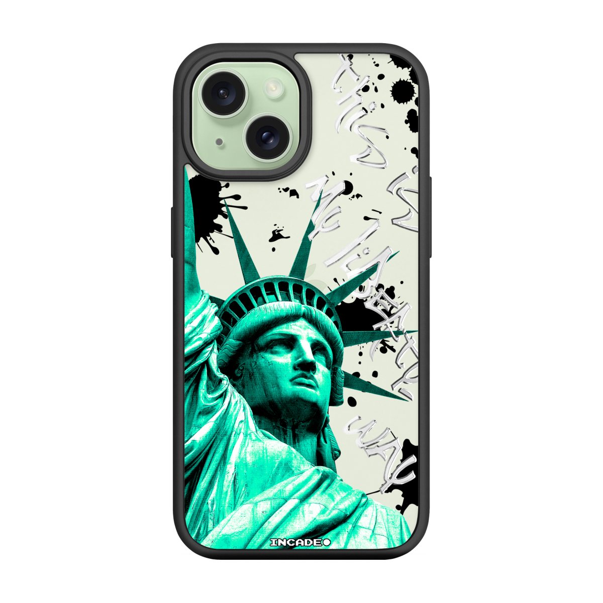 Чохол для iPhone 15 Plus STATUE GREEN - INCADE