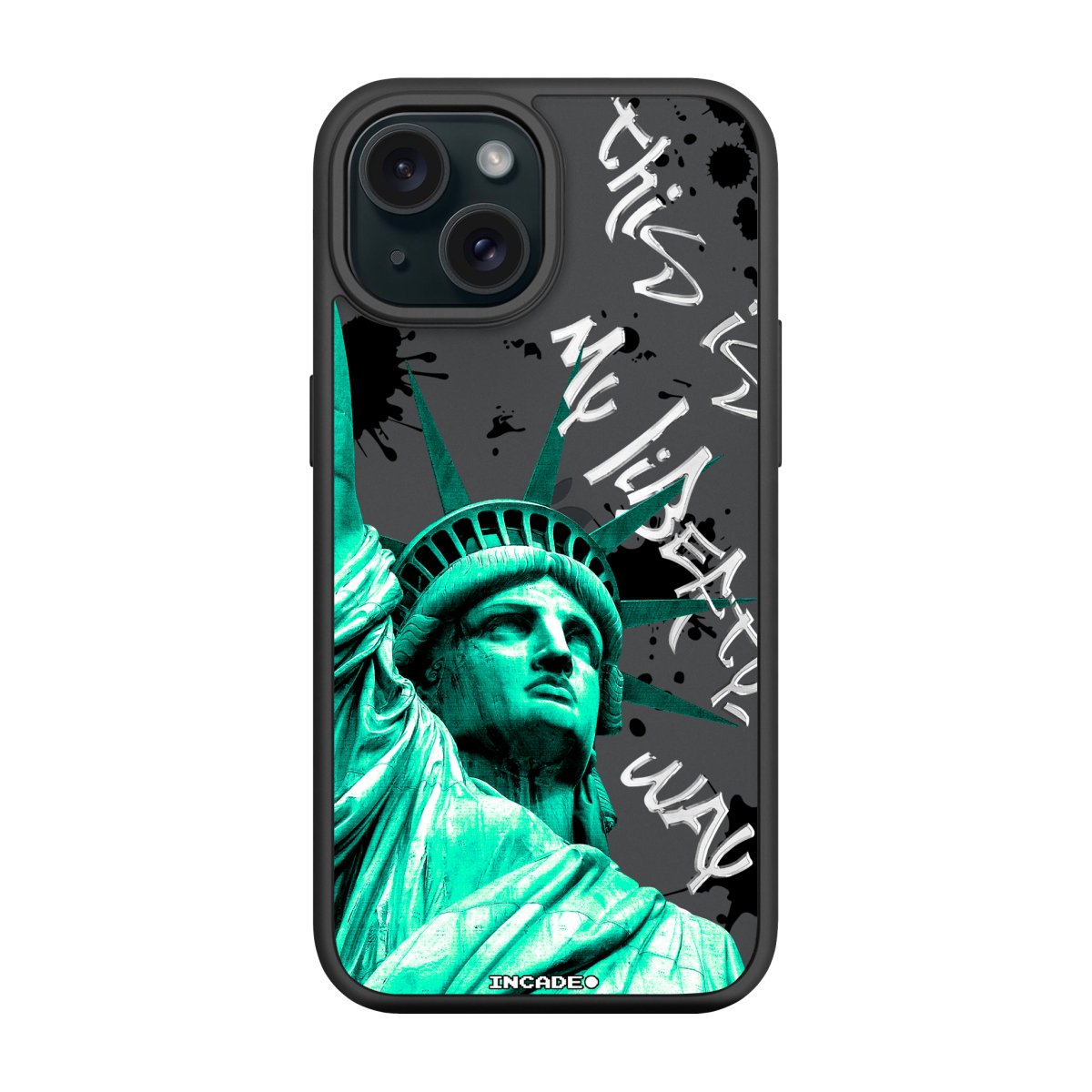 Чохол для iPhone 15 Plus STATUE GREEN - INCADE