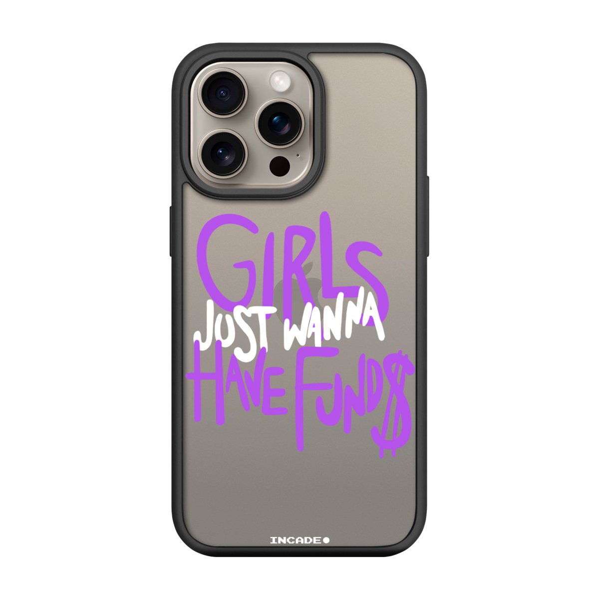 Чохол для iPhone 15 Pro Max funds violet - INCADE