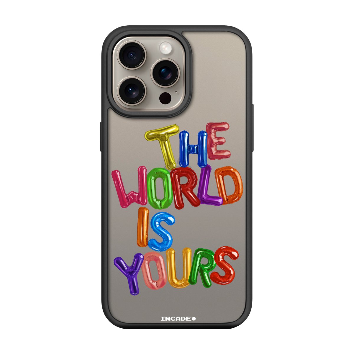 Чохол для iPhone 15 Pro Max world - INCADE