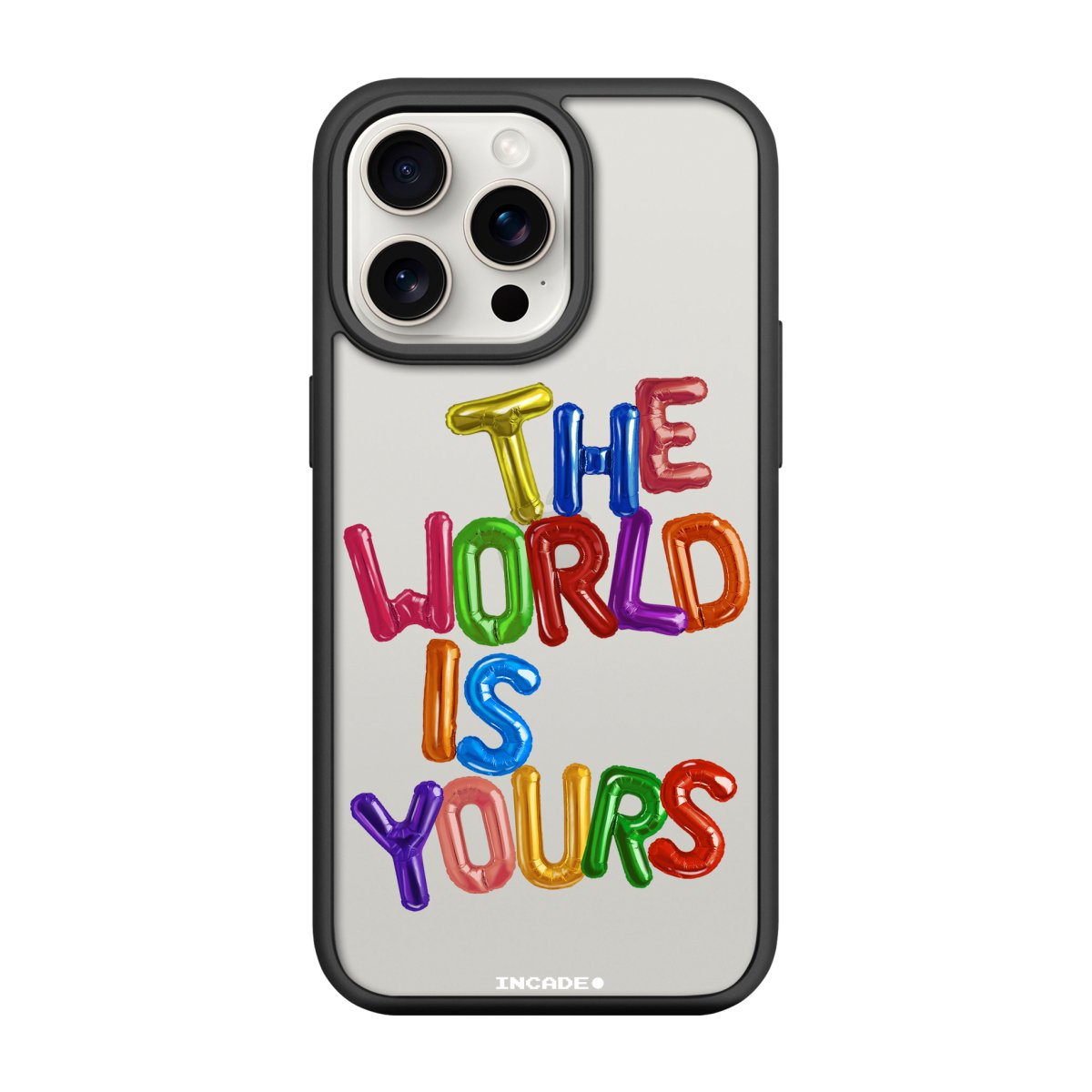 Чохол для iPhone 15 Pro Max world - INCADE