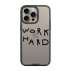 Чохол для iPhone 15 Pro з принтом work hard
