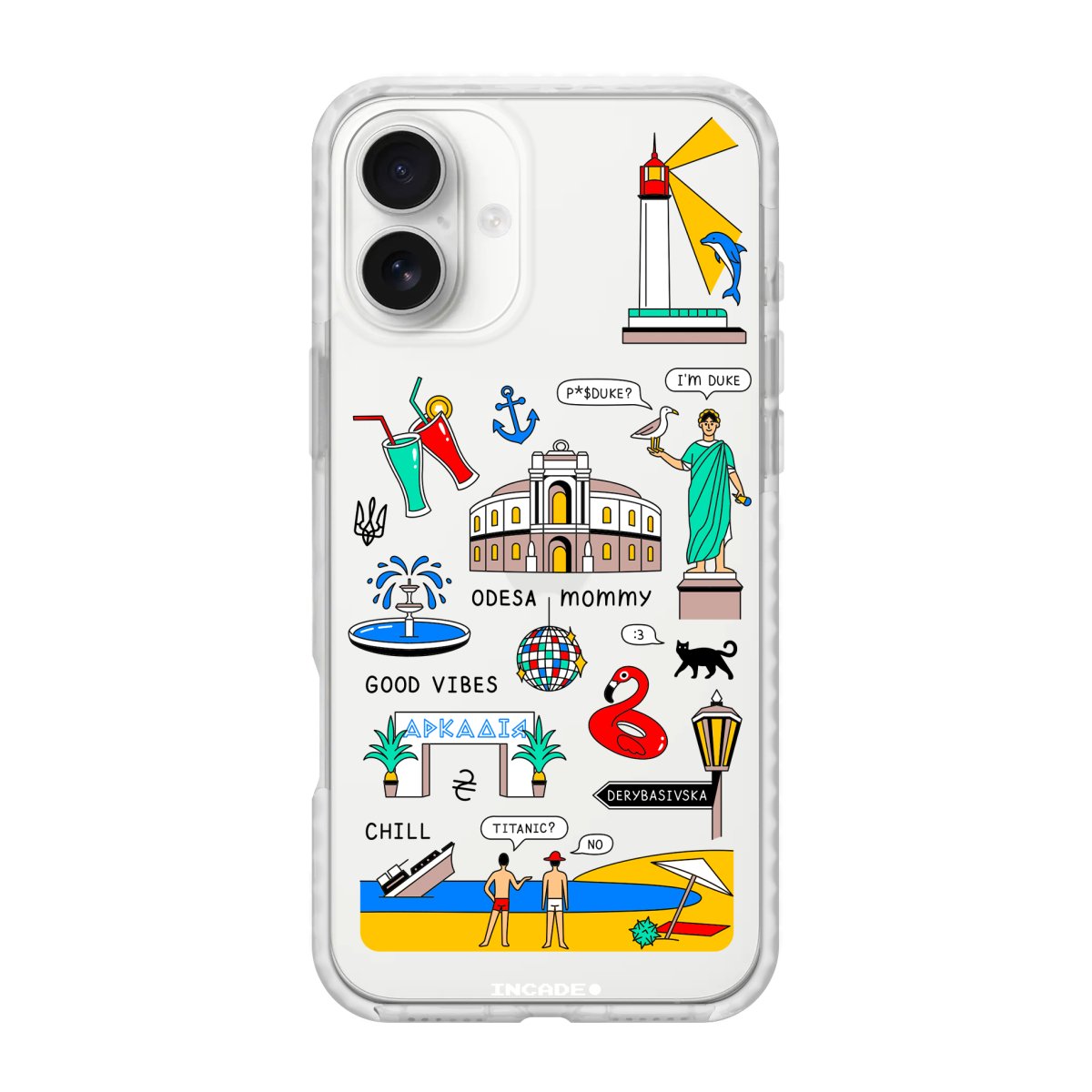 Чохол для iPhone 16 ODESA - INCADE