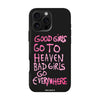 Чохол для iPhone 16 Pro з принтом bad girl pink