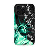 Чохол для iPhone 16 Pro з принтом STATUE GREEN