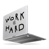 Накладка для MacBook з принтом work hard
