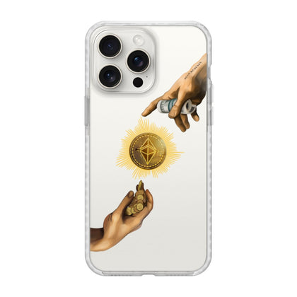 Чохол для iPhone 15 Pro crypto god, преміальні матеріали, захист камери та екрану.