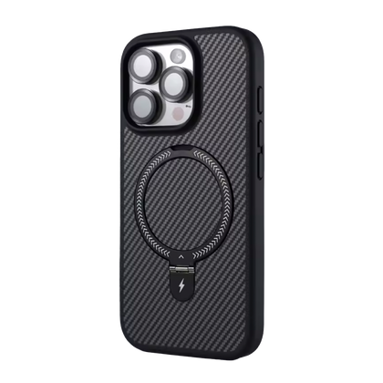 Чохол iPhone 15 Pro Carbon Ring Magsafe