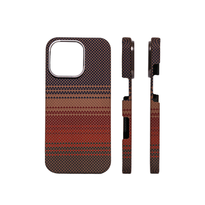 iPhone 16 Pro Max Чохол Premium Kevlar Case with Magnetic Ring | Sunset