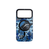 iPhone 17 Pro Чохол YoungKit Camouflage with Magnetic Ring | Blue Camo