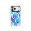 iPhone 17 Pro Max Чохол YoungKit Cyberpunk Luminous Case with Magnetic Ring | Glow Blue