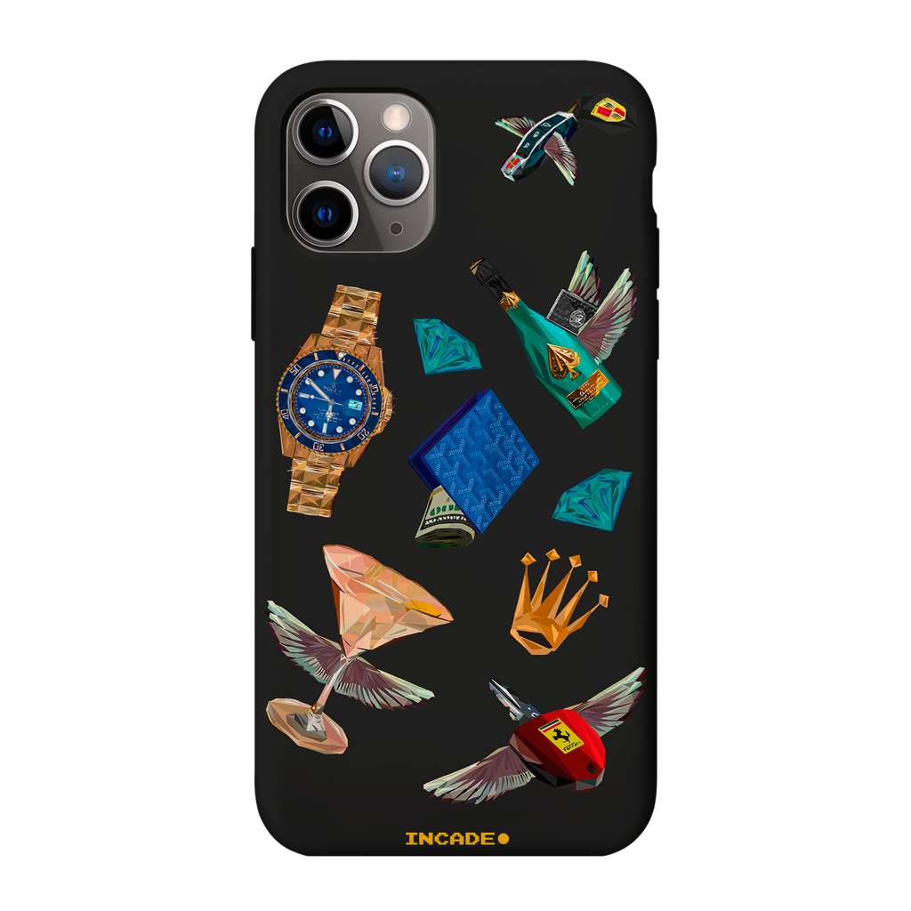 Чохол для iPhone 11 Pro Ferrari porsche rolex Black space gray — INCADE