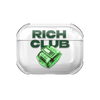 Чохол для AirPods Pro 3 з принтом RICH CLUB